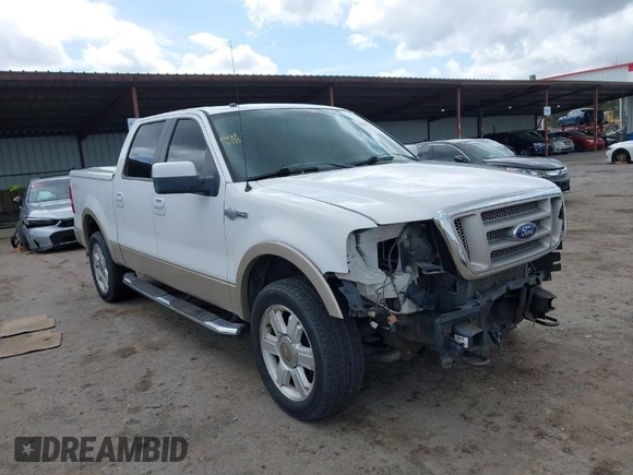 2008 Ford F-150 XLT with VIN 1FTPW14518KC75790, listed as a IAAI auction lot 41915721 with 214,995 mi miles. Bid and sale history available at carsss.com. Image 1.