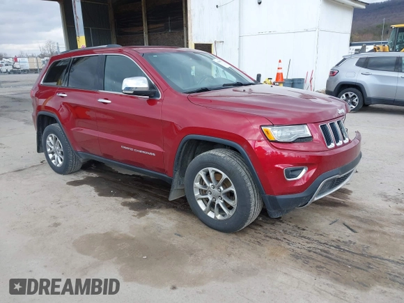 2015 Jeep Grand Cherokee Limited with VIN 1C4RJFBG3FC159426, listed as a IAAI auction lot 41848001 with 135,311 mi miles. Bid and sale history available at carsss.com. Image 1.