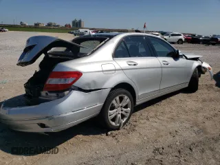 2008 Mercedes-Benz C 300 Sport with VIN WDDGF54X78R037884, listed as a Copart auction lot 52016025 with Not provided miles and Salvage title. Bid and sale history available at DreamBid. Image 3.