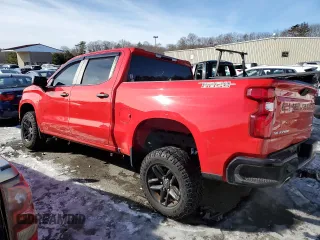 2021 Chevrolet Silverado 1500 Custom Trail Boss with VIN 1GCPYCEF6MZ187624, listed as a Copart auction lot 45992685 with 82,428 mi miles and Salvage Title. Bid and sale history available at DreamBid. Image 2.