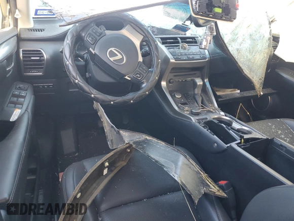 2016 Lexus NX 200t with VIN JTJYARBZ9G2023191, listed as a Copart auction lot 56721165 with 104,417 mi miles and Salvage title. Bid and sale history available at DreamBid. Image 8.