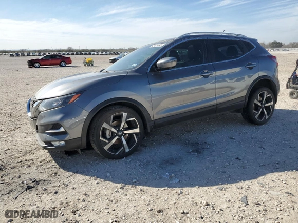2022 Nissan Rogue Sport SL with VIN JN1BJ1CV3NW349535, listed as a Copart auction lot 42429595 with 33,508 mi miles and Salvage Title. Bid and sale history available at carsss.com. Image 1.
