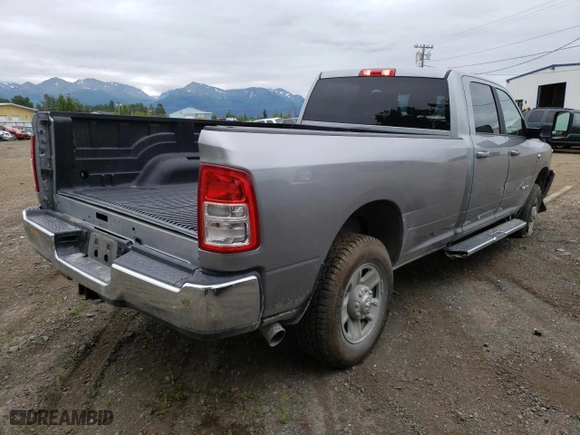 2021 Ram 2500 Big Horn with VIN 3C6UR5JL3MG628270, listed as a Copart auction lot 59798624 with 45,850 mi miles and Salvage Title. Bid and sale history available at carsss.com. Image 3.