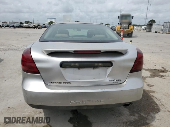 2006 Pontiac Grand Prix with VIN 2G2WP552261167233, listed as a Copart auction lot 55433755 with 114,301 mi miles and Salvage title. Bid and sale history available at DreamBid. Image 6.