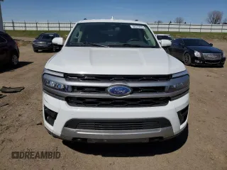 2023 Ford Expedition Max XLT with VIN 1FMJK1J83PEA13732, listed as a Copart auction lot 52970035 with 34,123 mi miles and Salvage title. Bid and sale history available at DreamBid. Image 5.