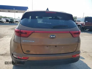 2017 Kia Sportage EX with VIN KNDPNCAC9H7054281, listed as a Copart auction lot 60571945 with 106,516 mi miles and Salvage title. Bid and sale history available at DreamBid. Image 6.