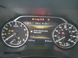 2020 Nissan Maxima S with VIN 1N4AA6BV5LC382404, listed as a Copart auction lot 88343775 with 51,073 mi miles and Salvage title. Bid and sale history available at DreamBid. Image 9.