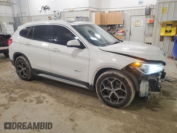 2018 BMW X1 sDrive28i with VIN WBXHU7C36J5H44086, listed as a Copart auction lot 47807655 with 131,306 mi miles and Salvage Title. Bid and sale history available at carsss.com. Image 4.