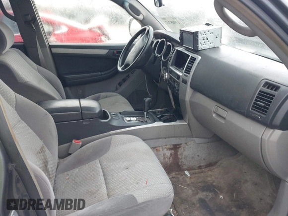 2004 Toyota 4Runner SR5 with VIN JTEBT14R048010741, listed as a IAAI auction lot 41908747 with 289,545 mi miles and . Bid and sale history available at DreamBid. Image 5.