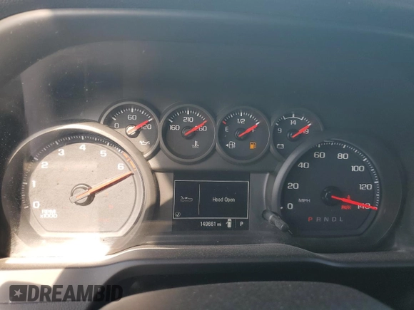2021 Chevrolet Silverado 1500 Work Truck with VIN 1GCRWAEF4MZ130258, listed as a Copart auction lot 70047554 with 149,661 mi miles and Salvage Title. Bid and sale history available at DreamBid. Image 9.