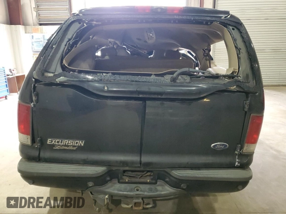 2004 Ford Excursion Limited with VIN 1FMSU43P64ED08260, listed as a Copart auction lot 43827475 with Not Provided miles and Salvage Title. Bid and sale history available at DreamBid. Image 6.