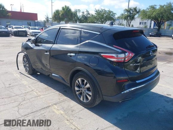 2016 Nissan Murano SV z VIN 5N1AZ2MG4GN150926, wystawiony jako IAAI lot #39758067 z przebiegiem 158 513 mil mil oraz . Historia ofert i sprzedaży dostępna na DreamBid. Obrazek 3.