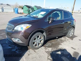 2016 Buick Encore Leather with VIN KL4CJGSBXGB616816, listed as a IAAI auction lot 41048018 with 83,047 mi miles. Bid and sale history available at carsss.com. Image 18.