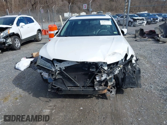 2016 Acura TLX V6 with VIN 19UUB2F30GA006203, listed as a IAAI auction lot 41489757 with 37,403 mi miles. Bid and sale history available at carsss.com. Image 6.