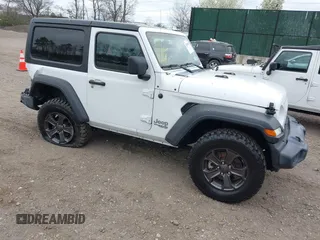 2018 Jeep Wrangler Sport S with VIN 1C4GJXANXJW189849, listed as a IAAI auction lot 42081074 with 78,431 mi miles and . Bid and sale history available at DreamBid. Image 1.
