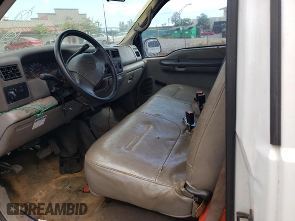 2001 Ford F-350 XL with VIN 1FTSF31L91EB60688, listed as a Copart auction lot 56693254 with 79,089 mi miles and Non Repairable. Bid and sale history available at DreamBid. Image 7.