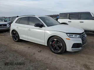 2019 Audi SQ5 Premium Plus with VIN WA1B4AFY3K2064082, listed as a Copart auction lot 81191483 with 43,602 mi miles and . Bid and sale history available at DreamBid. Image 4.
