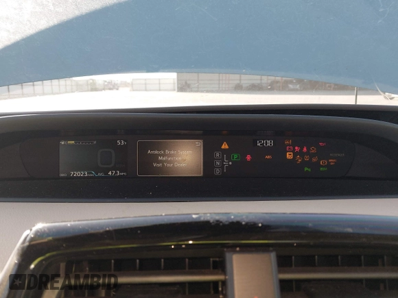 2018 Toyota Prius Two with VIN JTDKARFU1J3057604, listed as a IAAI auction lot 41446327 with 72,023 mi miles. Bid and sale history available at carsss.com. Image 7.