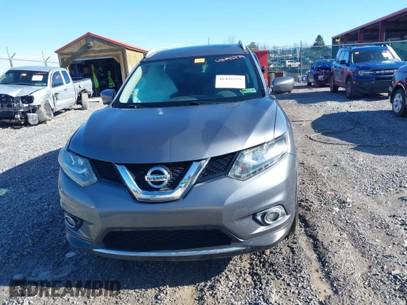 2016 Nissan Rogue SL with VIN 5N1AT2MV1GC875783, listed as a IAAI auction lot 41492279 with 95,737 mi miles and . Bid and sale history available at DreamBid. Image 13.