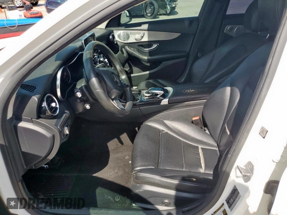 2016 Mercedes-Benz C 300 with VIN 55SWF4JB1GU167929, listed as a Copart auction lot 62171685 with 214,907 mi miles and Clean title. Bid and sale history available at DreamBid. Image 7.
