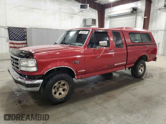 1995 Ford F-150 with VIN 1FTEX14H7SKA22284, listed as a Copart auction lot 49520235 with 253,824 mi miles and Non Repairable. Bid and sale history available at carsss.com. Image 1.