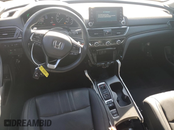 2021 Honda Accord Touring with VIN 1HGCV3F91MA007630, listed as a Copart auction lot 55778435 with 44,491 mi miles and Salvage title. Bid and sale history available at DreamBid. Image 8.