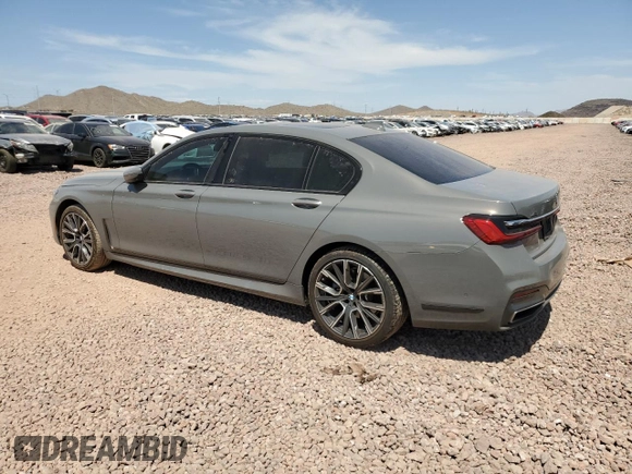 2020 BMW 7 Series 740i xDrive с VIN WBA7T4C07LGF97250, выставлен на аукционе Copart как лот 57860665 с пробегом 75 801 миль миль и Списание • Salvage title. История ставок и продаж доступна на DreamBid. Изображение 2.