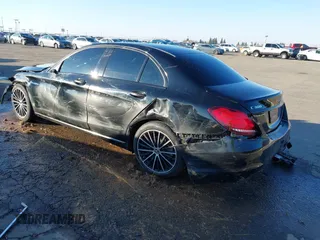 2020 Mercedes-Benz C 300 with VIN W1KWF8DB4LR594133, listed as a IAAI auction lot 41018736 with 43,437 mi miles and . Bid and sale history available at carsss.com. Image 3.
