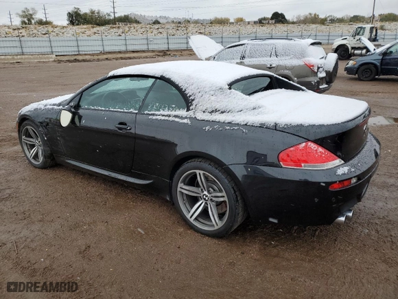 2007 BMW 6 Series M6 with VIN WBSEK93517CY78050, listed as a Copart auction lot 77891944 with 83,403 mi miles and Salvage Title. Bid and sale history available at carsss.com. Image 2.