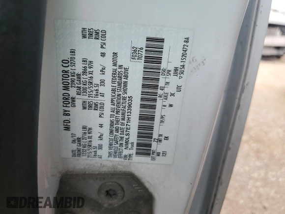 2017 Ford Transit Connect XL с VIN NM0LS7E71H1339035, выставлен на аукционе Copart как лот 80290024 с пробегом 74 264 миль миль и Списание • Salvage title. История ставок и продаж доступна на DreamBid. Изображение 12.