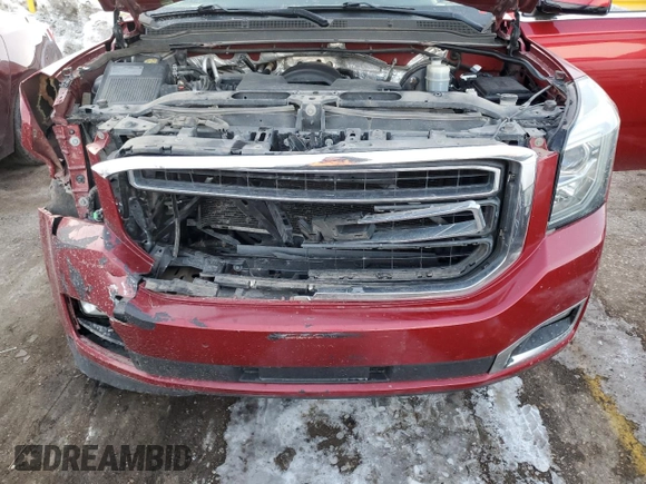 2015 GMC Yukon XL SLT with VIN 1GKS1HKC2FR290777, listed as a Copart auction lot 88466625 with 167,403 mi miles and Salvage Title. Bid and sale history available at carsss.com. Image 12.