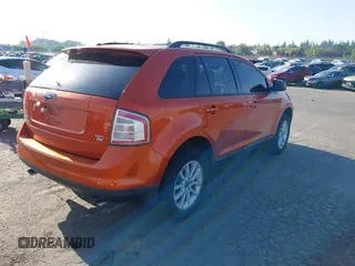 2007 Ford Edge SEL with VIN 2FMDK48CX7BA65542, listed as a IAAI auction lot 42162639 with 192,105 mi miles. Bid and sale history available at carsss.com. Image 4.