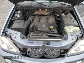 2004 Mercedes-Benz M-Class 3.5L with VIN 4JGAB57E24A497867, listed as a Copart auction lot 81028994 with 147,822 mi miles and Salvage Title. Bid and sale history available at carsss.com. Image 12.
