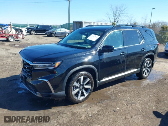 2023 Honda Pilot Elite with VIN 5FNYG1H80PB017732, listed as a IAAI auction lot 41643842 with 26,420 mi miles. Bid and sale history available at carsss.com. Image 17.