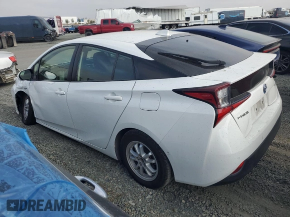 2021 Toyota Prius L Eco with VIN JTDKAMFU9M3146148, listed as a Copart auction lot 60747745 with 145,146 mi miles and Salvage title. Bid and sale history available at DreamBid. Image 2.