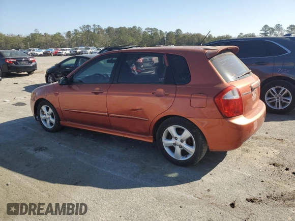 2009 Kia Spectra with VIN KNAFE241695022477, listed as a Copart auction lot 49182505 with 264,967 mi miles and Non Repairable. Bid and sale history available at carsss.com. Image 2.