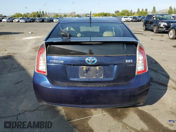 2015 Toyota Prius Four with VIN JTDKN3DU6F1985447, listed as a Copart auction lot 54972295 with 126,920 mi miles and Salvage Title. Bid and sale history available at DreamBid. Image 6.