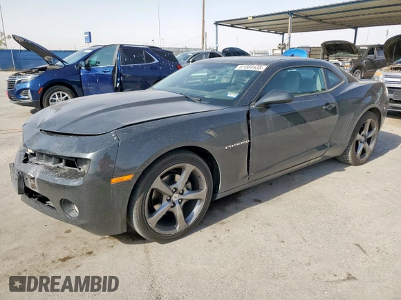 2013 Chevrolet Camaro LT with VIN 2G1FC1E31D9108870, listed as a Copart auction lot 61084435 with 142,670 mi miles and Salvage title. Bid and sale history available at DreamBid. Image 1.
