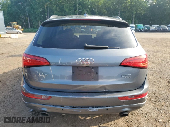 2013 Audi Q5 Premium Plus with VIN WA1LFAFP2DA011162, listed as a Copart auction lot 65136425 with 105,721 mi miles and Salvage title. Bid and sale history available at DreamBid. Image 6.