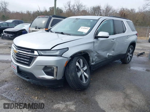 2022 Chevrolet Traverse LT Leather with VIN 1GNERHKW7NJ128403, listed as a IAAI auction lot 41384893 with 100,661 mi miles. Bid and sale history available at carsss.com. Image 17.