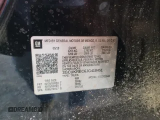 2018 Chevrolet Silverado 1500 LT with VIN 3GCUKREC6JG418451, listed as a Copart auction lot 88147165 with Not Provided miles and Salvage Title. Bid and sale history available at carsss.com. Image 12.