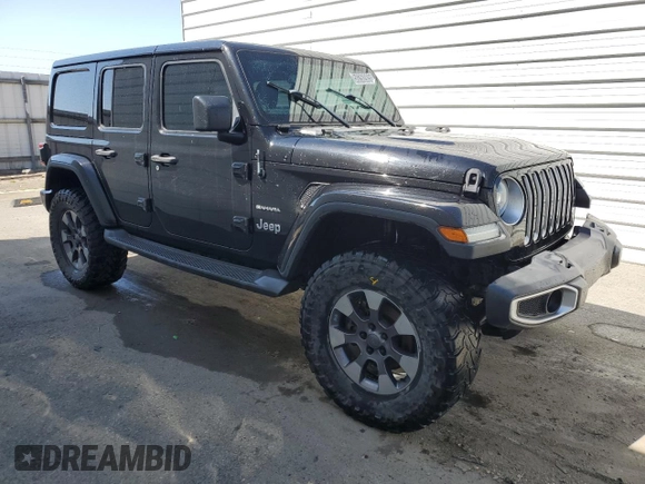 2018 Jeep Wrangler Unlimited Sahara with VIN 1C4HJXEG8JW271790, listed as a Copart auction lot 50260905 with 77,762 mi miles and Clean Title. Bid and sale history available at carsss.com. Image 4.