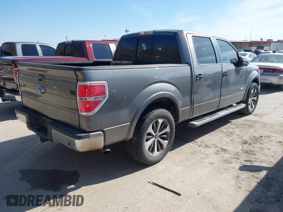 2012 Ford F-150 XL with VIN 1FTFW1CT8CFC77226, listed as a IAAI auction lot 41385304 with 226,191 mi miles. Bid and sale history available at carsss.com. Image 4.