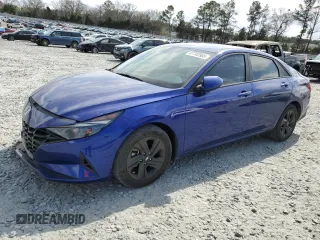 2021 Hyundai Elantra SEL with VIN KMHLS4AG7MU103730, listed as a Copart auction lot 47742565 with 45,030 mi miles and Salvage Title. Bid and sale history available at carsss.com. Image 1.