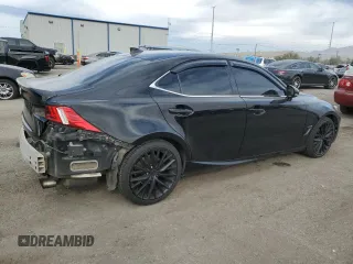2015 Lexus IS 250 with VIN JTHBF1D20F5049315, listed as a Copart auction lot 50837935 with 121,060 mi miles and Salvage Title. Bid and sale history available at carsss.com. Image 3.
