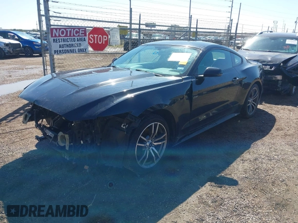 2017 Ford Mustang EcoBoost with VIN 1FA6P8TH5H5316763, listed as a IAAI auction lot 41651751 with 110,609 mi miles. Bid and sale history available at carsss.com. Image 2.