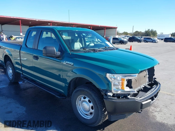 2020 Ford F-150 XL with VIN 1FTFX1E50LKE48263, listed as a IAAI auction lot 41418687 with 55,049 mi miles. Bid and sale history available at carsss.com. Image 1.