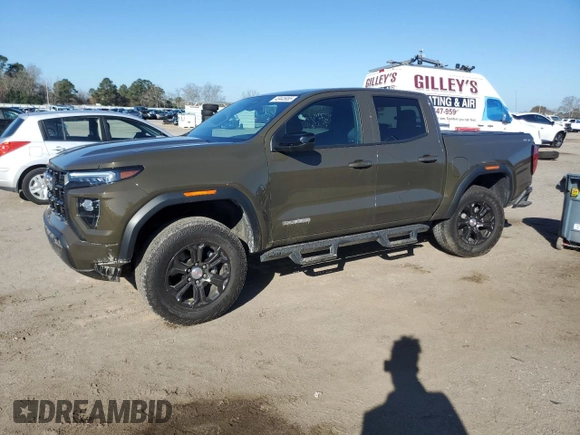 2024 GMC Canyon 4WD Elevation with VIN 1GTP6BEK9R1186552, listed as a Copart auction lot 43445955 with 15,883 mi miles and Salvage Title. Bid and sale history available at carsss.com. Image 1.