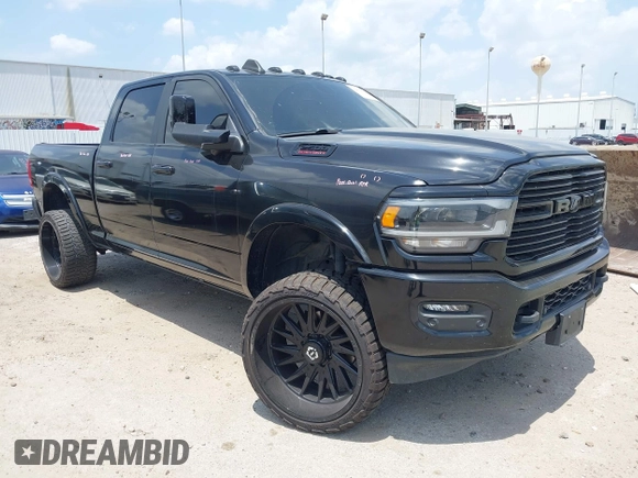 2021 Ram 2500 Laramie with VIN 3C6UR5FL7MG621346, listed as a IAAI auction lot 42419962 with 96,647 mi miles and . Bid and sale history available at DreamBid. Image 1.