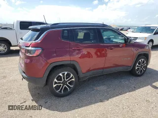 2022 Jeep Compass Limited with VIN 3C4NJDCBXNT159383, listed as a Copart auction lot 62136695 with 59,429 mi miles and Salvage title. Bid and sale history available at DreamBid. Image 3.